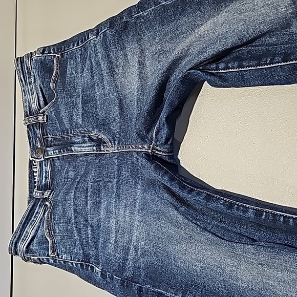 American Eagle dark wash next level stretch size 6 super high rise jeggings - Picture 5 of 8